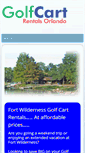 Mobile Screenshot of forthewildernessgolfcartrentals.com